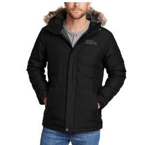 NWT Eddie Bauer Men's Down 650 Fill Black Parka Size Medium